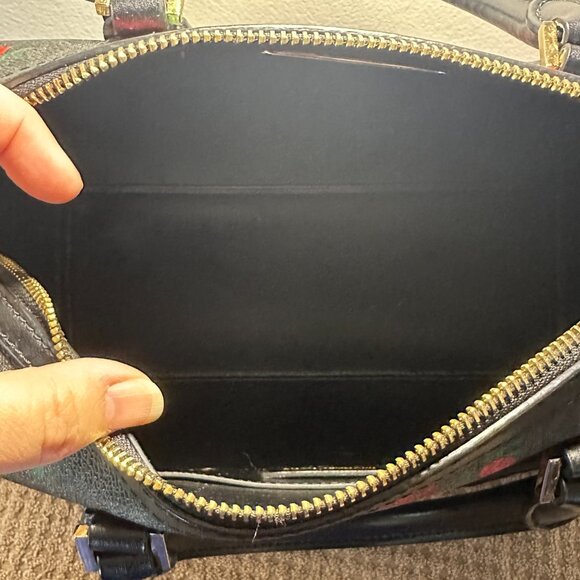 Michael Kors Rose Hayes Duffle Satchel Crossbody - Picture 8 of 10